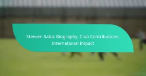 Steeven Saba: Biography, Club Contributions, International Impact